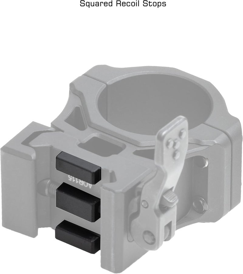 UTG ACCU-SYNC QR 1" Medium Profile Scope Rings, Picatinny,Black - Image 5